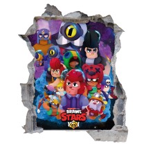 Vinilos y pegatinas 3d videojuego brawl stars